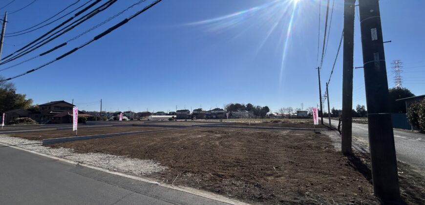 日高市旭ヶ丘売地5棟